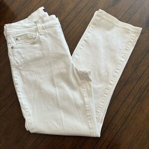 NYDJ Not Your Daughter's Jeans white lift tuck technology jeans size 10
